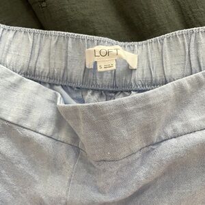 LOFT Light Blue Cropped Pants